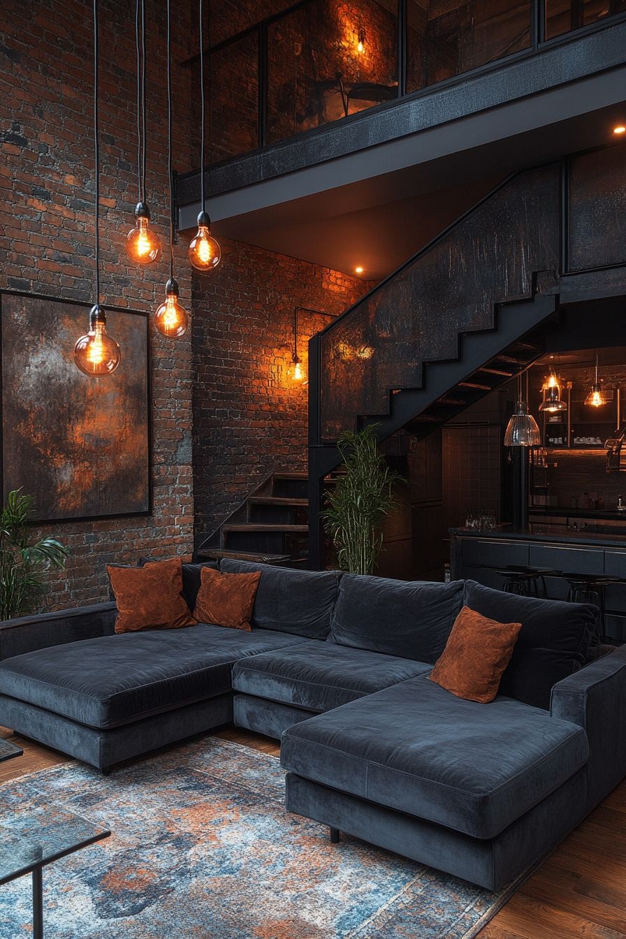 Стиль Мягкий лофт